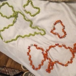 *RARE Tang Yue necklace/bracelet sets lot of 2